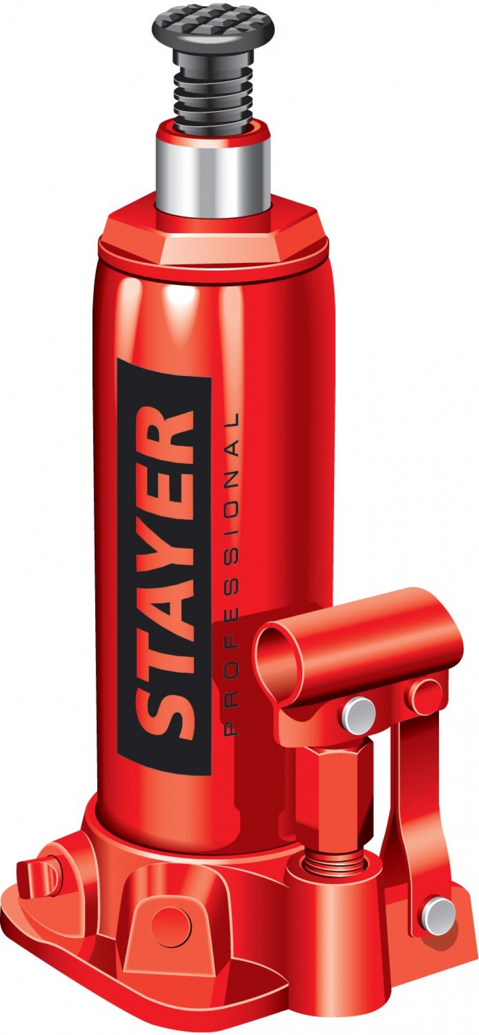 STAYER RED FORCE 8т 230-457мм домкрат бутылочный гидравлический